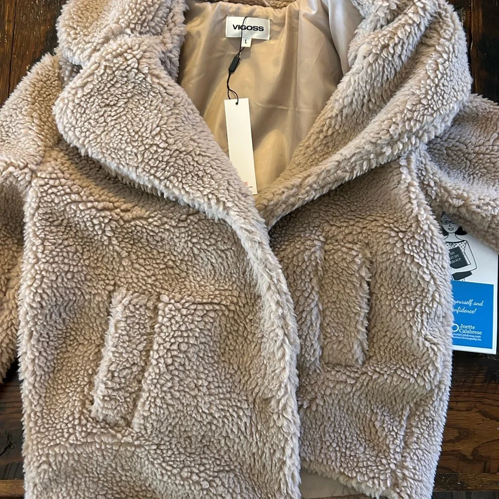 NWT vigoss teddy jacket - Picture 3 of 3